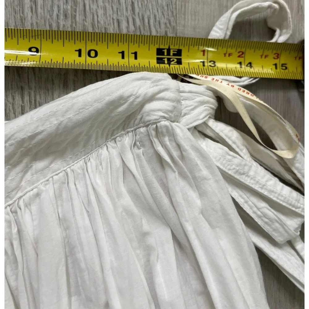 Farm Rio Embroidered Fruits Side Bow Midi Skirt Size XS RV $275 Lined